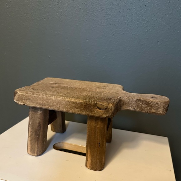 Rustic Mini Stool - Picture 2 of 3